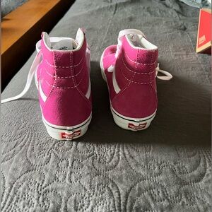 The shoes were only worn once and are like new.